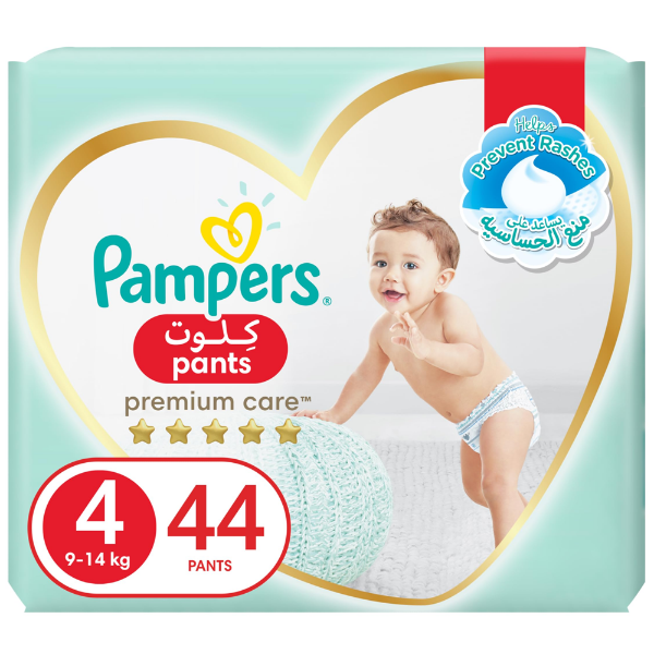 Show details for Pampers Saudi Premium Care  Size 4 44Pants Picture of Pampers Saudi Premium Care  Size 4 44Pants