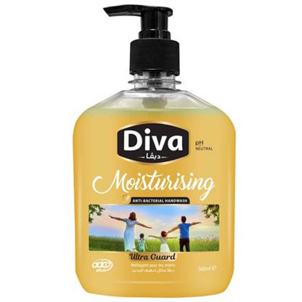 Show details for Diva Hand Wash Ultra Guard 500ml Picture of Diva Hand Wash Ultra Guard 500ml
