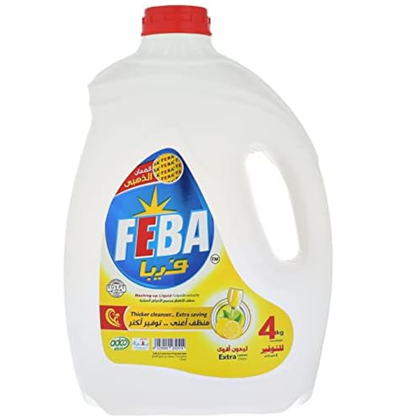 Show details for Feba Liquid Soap Lemon 4 L Picture of Feba Liquid Soap Lemon 4 L