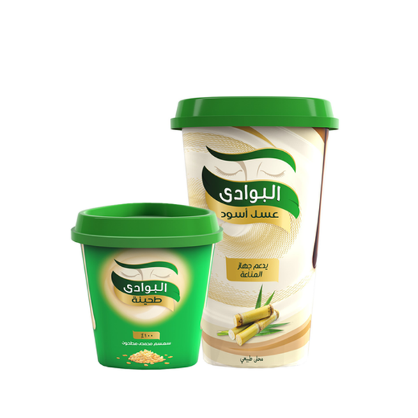 Show details for Al Bawadi Tahina 350 g + Black Honey 125G Offer Picture of Al Bawadi Tahina 350 g + Black Honey 125G Offer