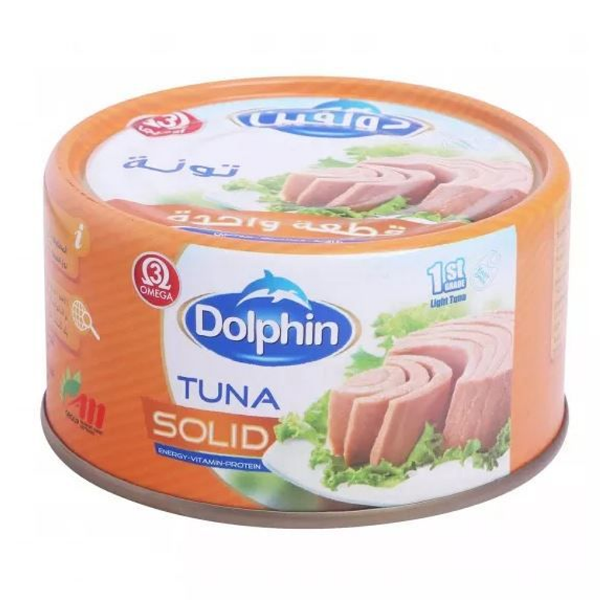 Show details for Dolphin Tuna Solid One Piece 200g Picture of Dolphin Tuna Solid One Piece 200g