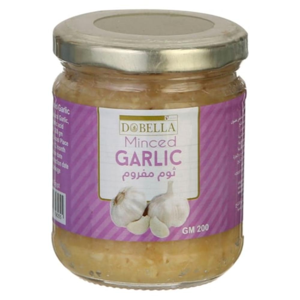 Picture of Dobella minced garlic glass jar 200g