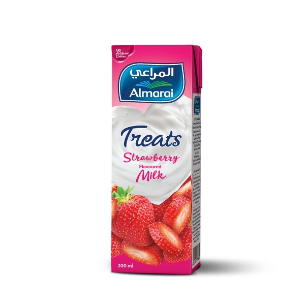 Show details for Almarai Milk sweetened  strawberry 200 ml Picture of Almarai Milk sweetened  strawberry 200 ml