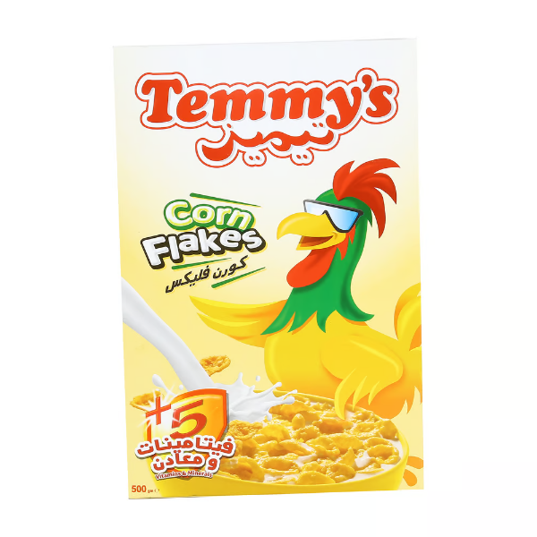 Show details for Temmy's Corn Flakes Vitamin 500G Picture of Temmy's Corn Flakes Vitamin 500G