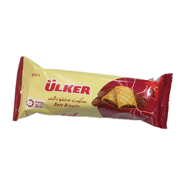 Show details for Ulker biscuits stuffed with dates, 4 pieces Picture of Ulker biscuits stuffed with dates, 4 pieces