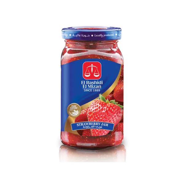 Show details for Al Rashidi Al Mizan Strawberry Jam 700g Picture of Al Rashidi Al Mizan Strawberry Jam 700g