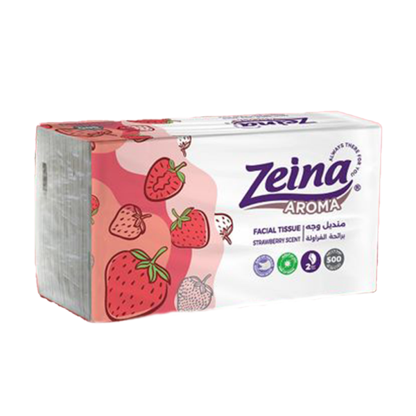Show details for Zeina Strawberry Fruit Tissues 500 Tissues Picture of Zeina Strawberry Fruit Tissues 500 Tissues