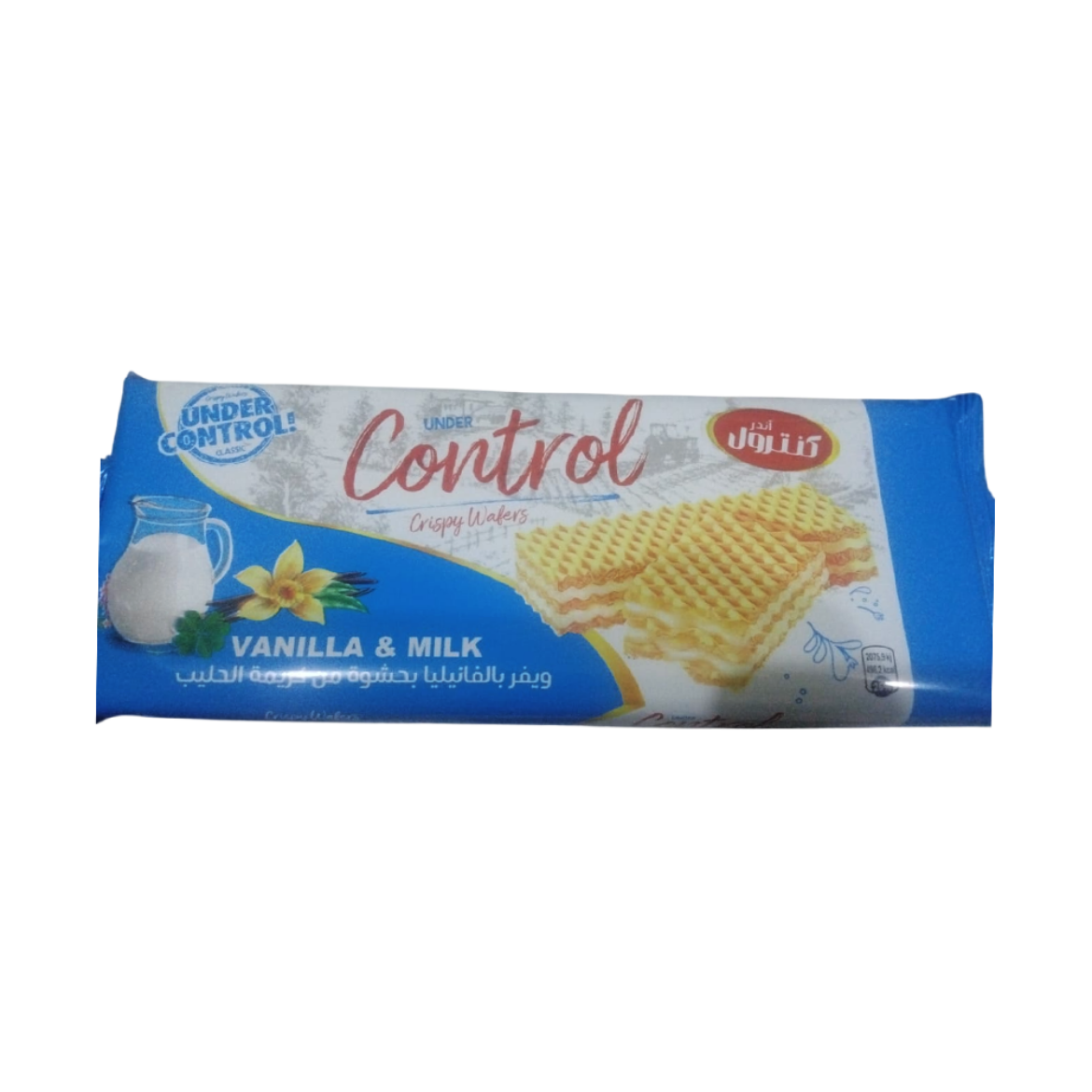 Picture of Under control vanilla wafer biscuits with milk cream, 8 pieces