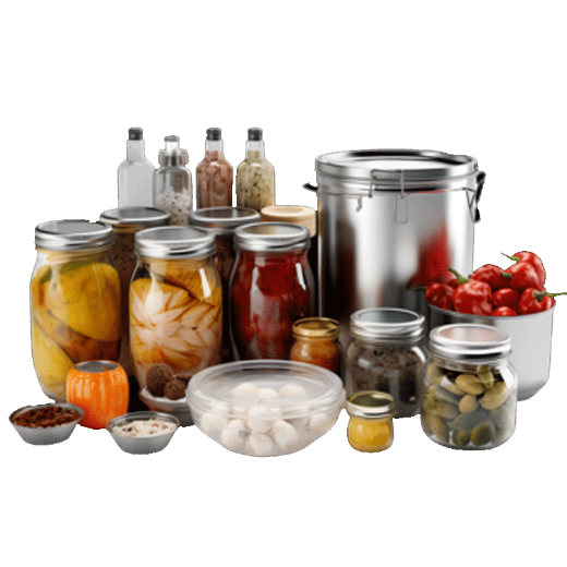 صورة لقسم المعلبات