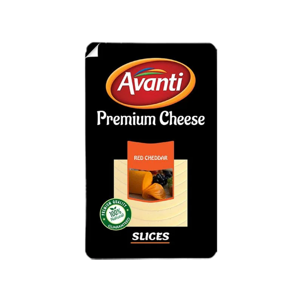 Show details for Avanti Red Cheddar Cheese Slices 150g Picture of Avanti Red Cheddar Cheese Slices 150g