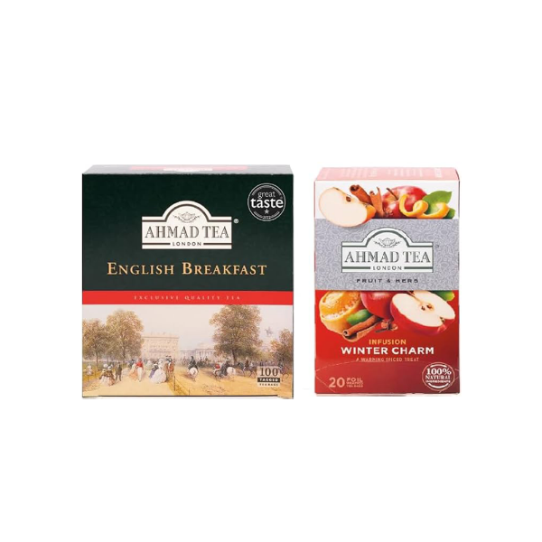 Show details for Ahmed Tea Breakfast 100 Tea Bags + 20 Herbal Sachets as a Gift Picture of Ahmed Tea Breakfast 100 Tea Bags + 20 Herbal Sachets as a Gift