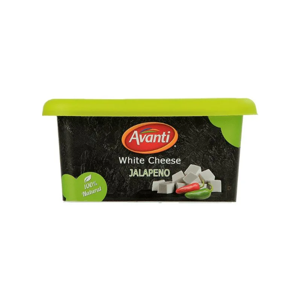 Show details for Avanti White Cheese with Hot Pepper 450g Picture of Avanti White Cheese with Hot Pepper 450g