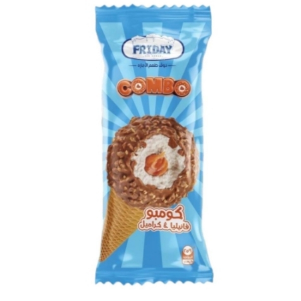 Show details for Friday Ice Cream Combo Vanilla & Caramel 100ml Picture of Friday Ice Cream Combo Vanilla & Caramel 100ml
