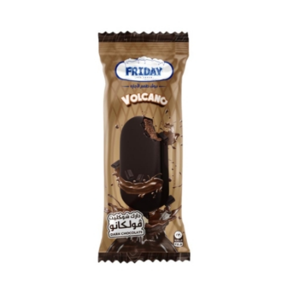 Picture of Friday Ice Cream Dark Chocolate Volcano 90ml