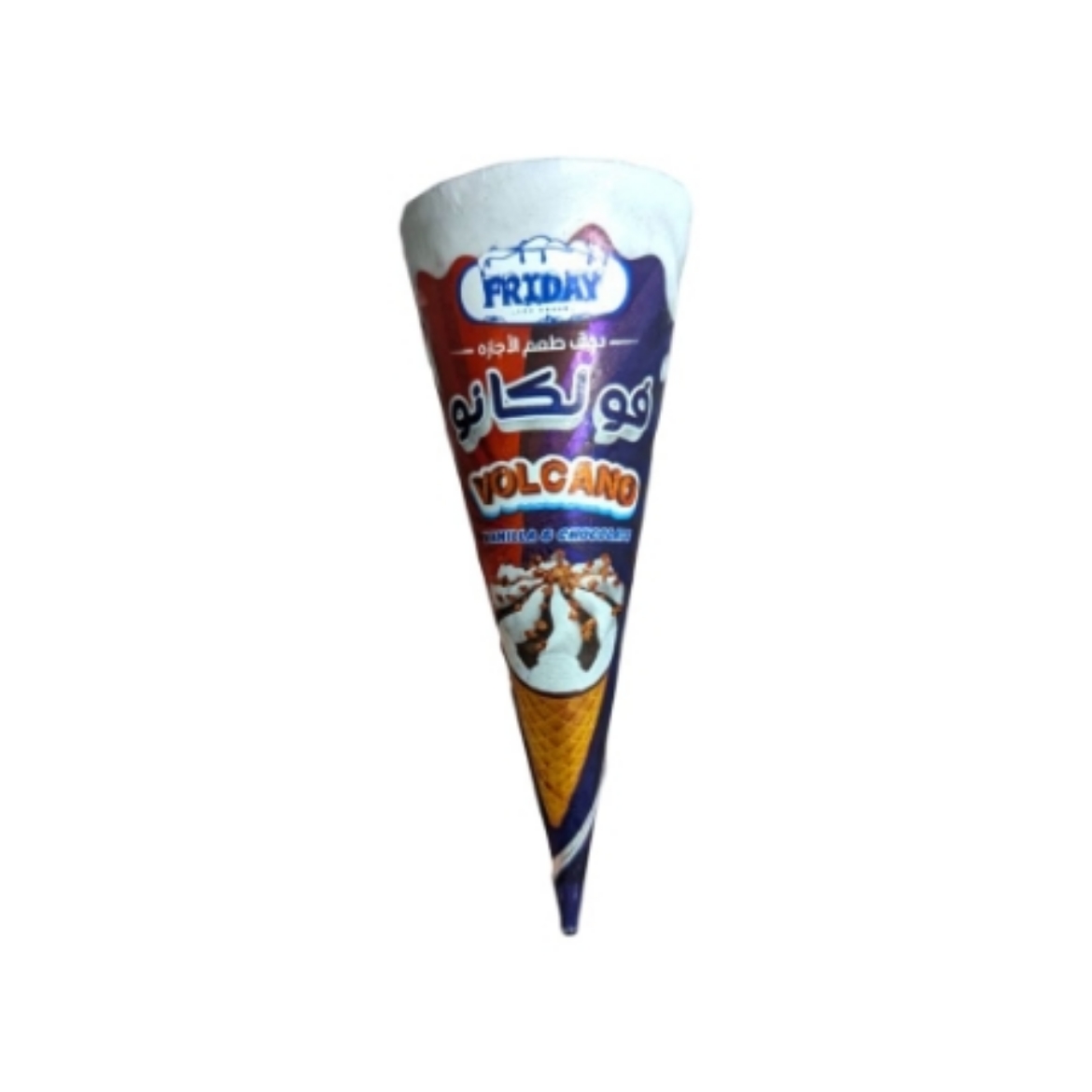 Picture of Friday Ice Cream Volcano Cono Vanilla 125ml