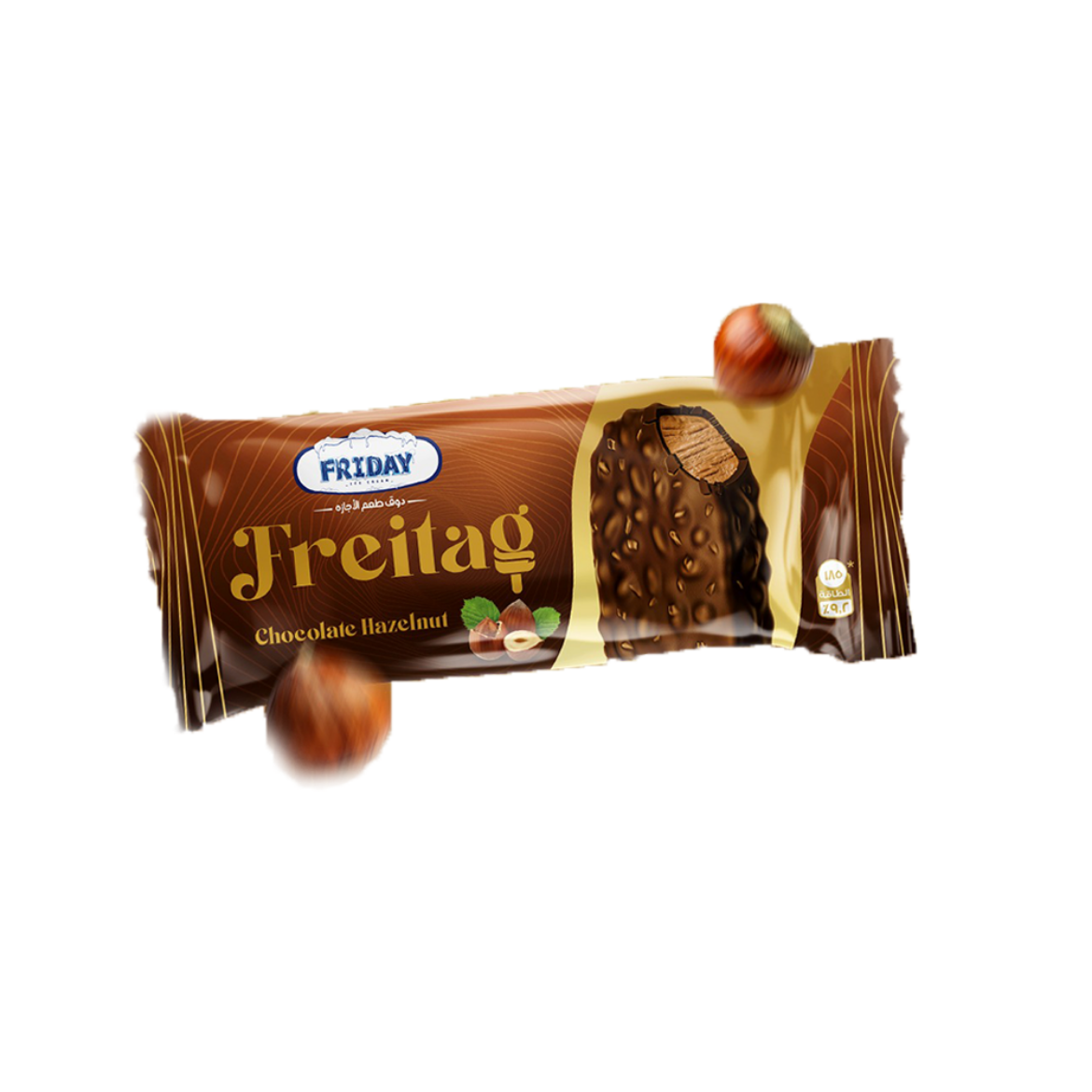 Picture of Friday Ice Cream Freitag Chocolate Hazelnut 90ml