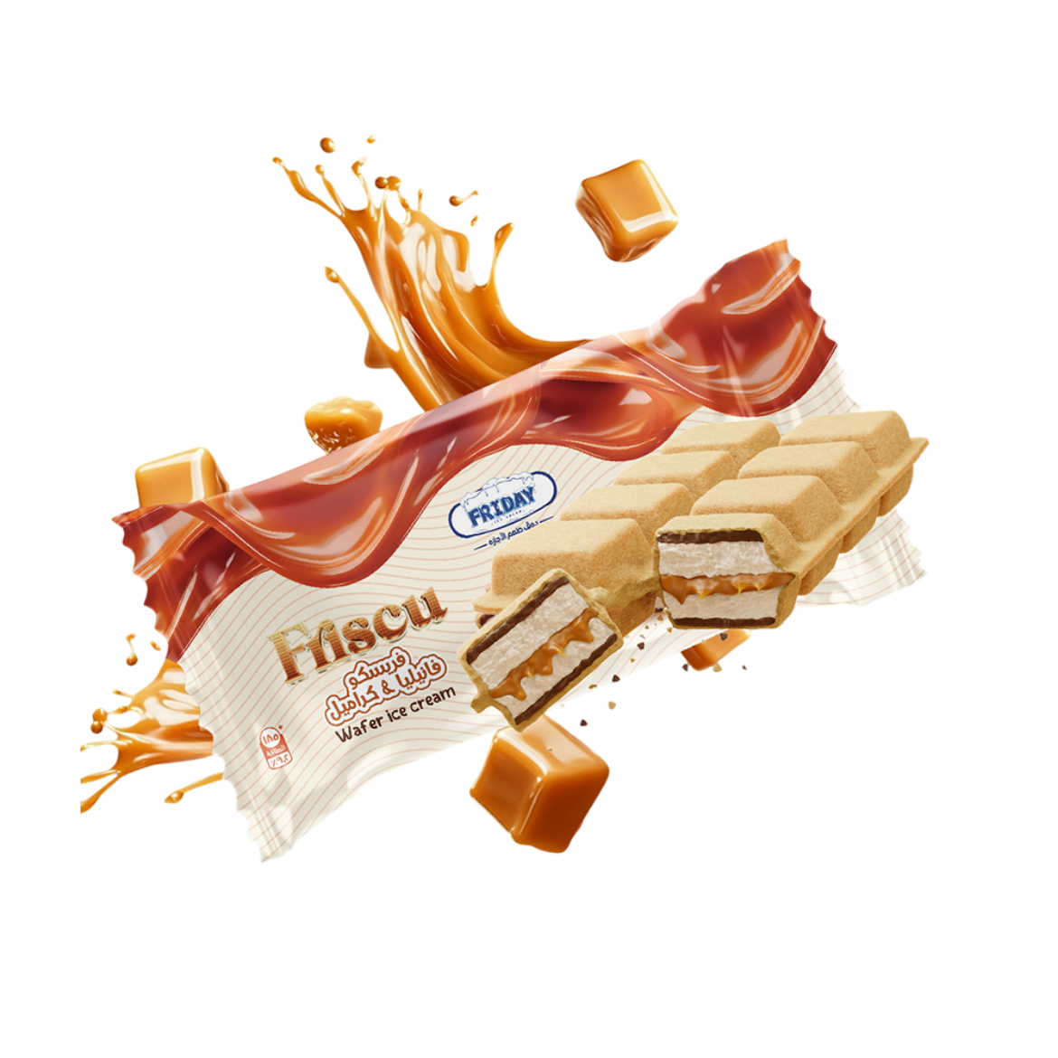 Picture of Friday Ice Cream Fresco Vanilla & Caramel 160ml
