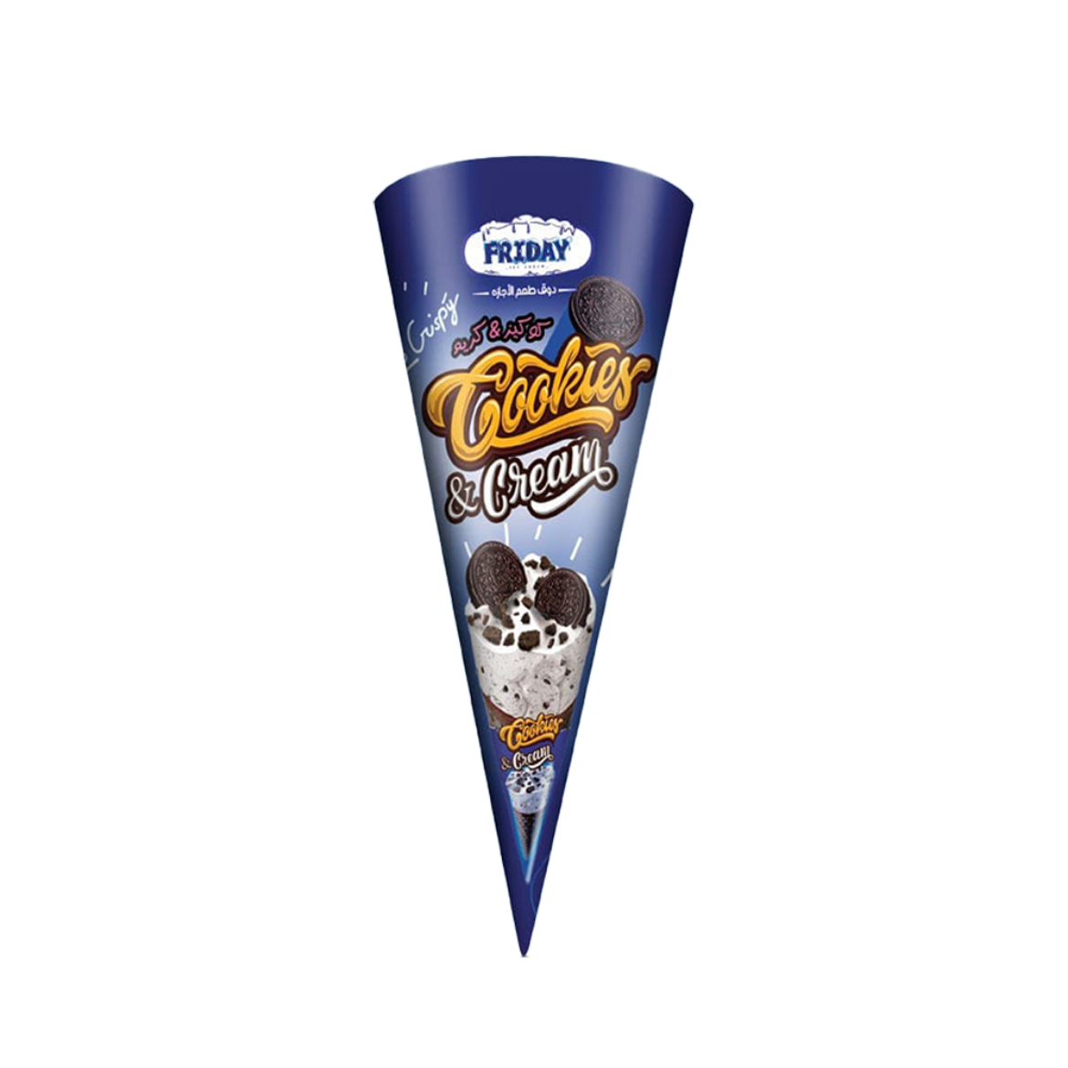Picture of Friday Ice Cream Cone Vanilla Cookies 105g