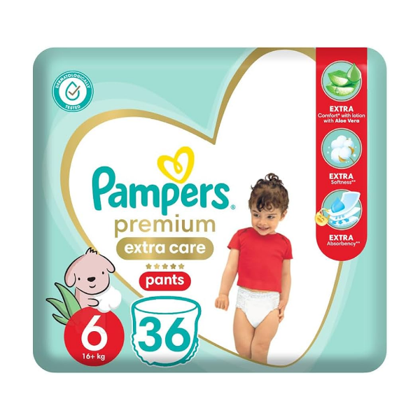 Show details for Pampers Saudi Premium Care Size 6 36Pants Picture of Pampers Saudi Premium Care Size 6 36Pants