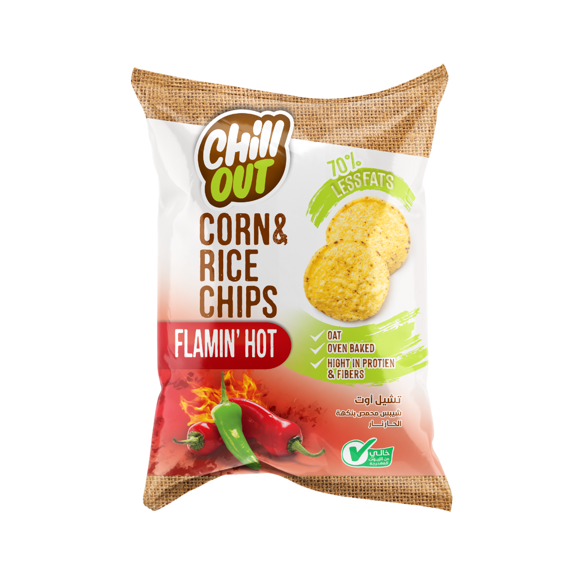 Picture of Chill Out Toasted Oat Chips Sweet Chili Flavor 60g