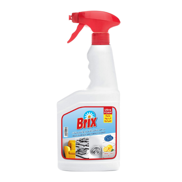 Show details for Brix Multi-surface and upholstery cleaner with lemon 1L Picture of Brix Multi-surface and upholstery cleaner with lemon 1L