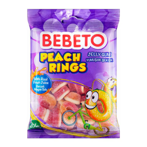 Show details for Bebeto Jelly Peach Flavor 80g Picture of Bebeto Jelly Peach Flavor 80g