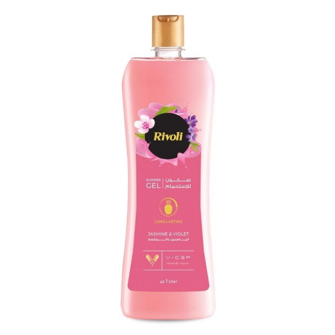 Picture of Revoli Shower Gel Damask Rose & Violet 1L