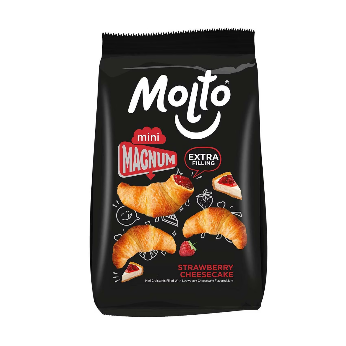 Picture of Molto Mini Magnum Extra Strawberry Cheesecake