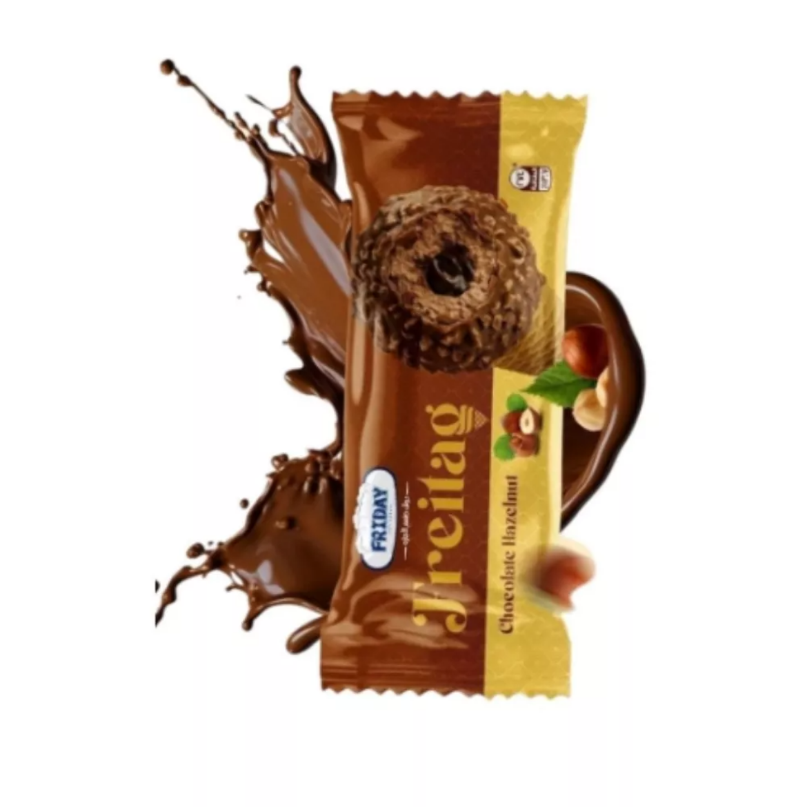 Picture of Friday Ice Cream Freitag Chocolate Hazelnut 90ml