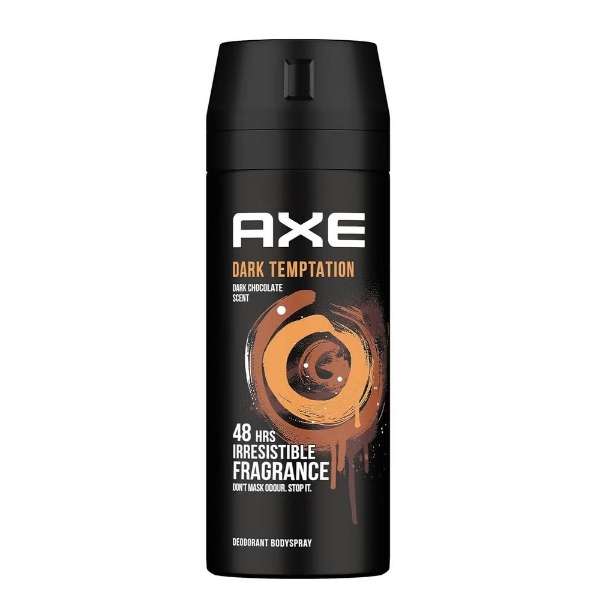 Show details for Axe Dark Temptation Deodorant Spray for Men 150ml Picture of Axe Dark Temptation Deodorant Spray for Men 150ml