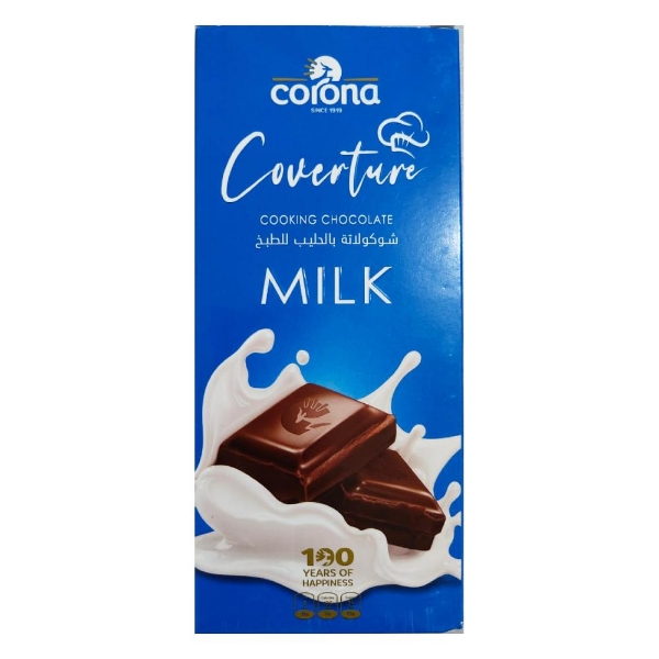 Show details for Corona Milk Chocolate Couverture for Cooking 150g Picture of Corona Milk Chocolate Couverture for Cooking 150g