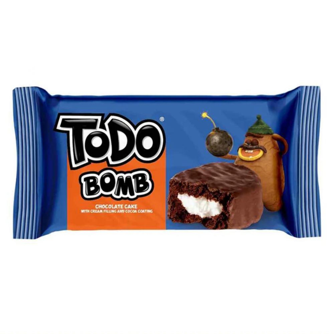 Picture of Todo Chocolate Bomb Cake with Vanilla Cream 1pc (8 pieces)
