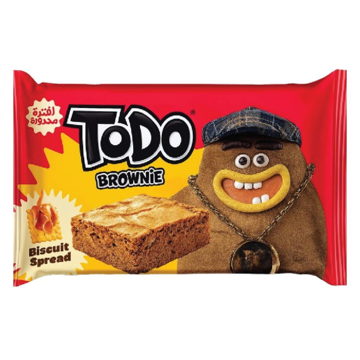 Picture of Todo brownie cake with biscuit spread 1 pc