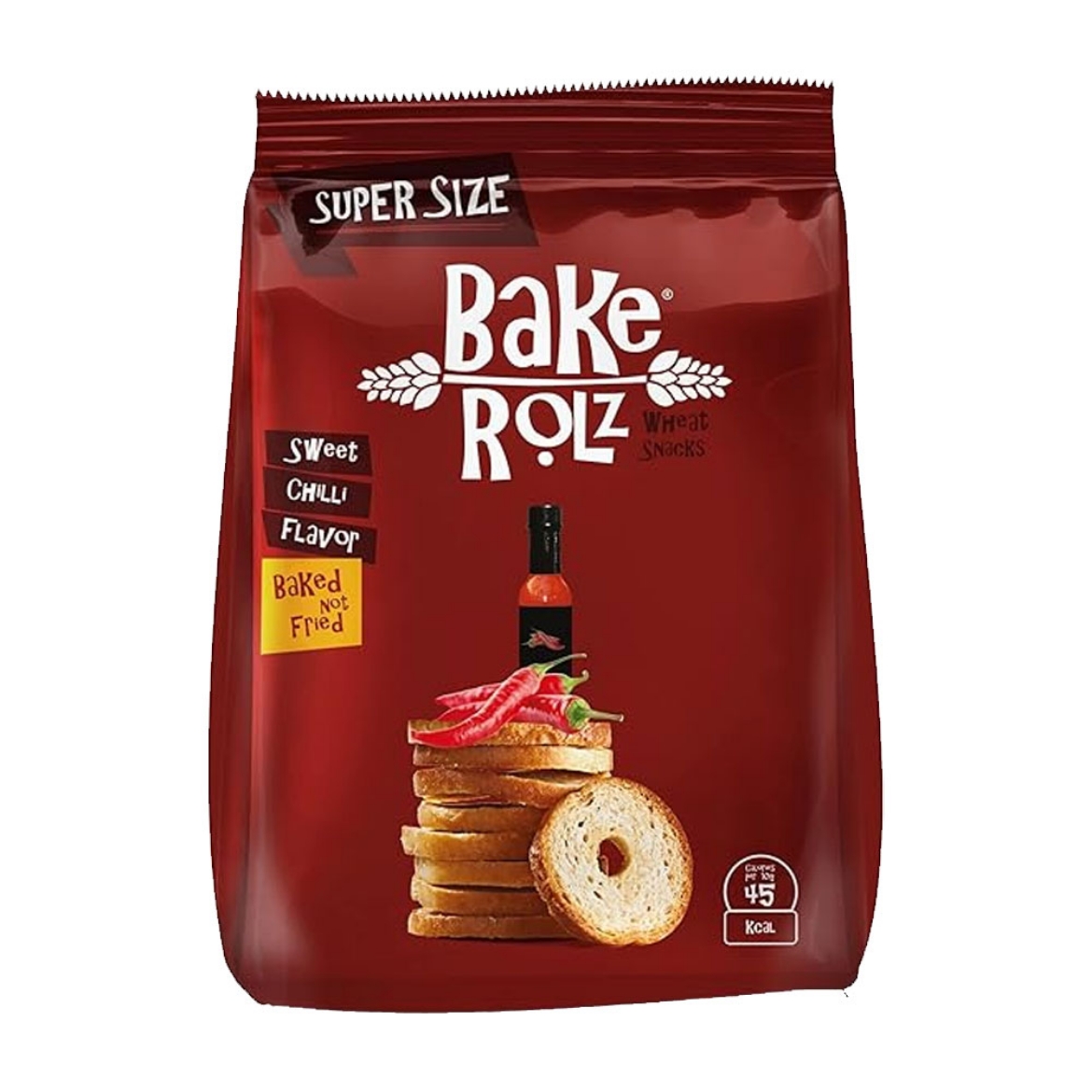 Picture of Bake Rolz Wheat Snacks Sweet & Spicy