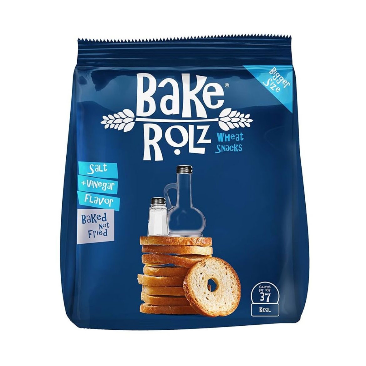 Picture of Bake Rolz Wheat Snacks Vinegar & Salt