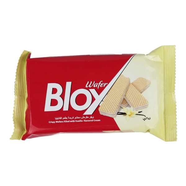 Show details for Blox Wafer Biscuits Vanilla Cream 60g Picture of Blox Wafer Biscuits Vanilla Cream 60g