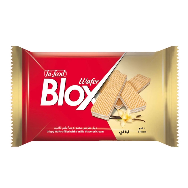 Show details for Blox Wafer Biscuits with Vanilla Cream 30g Picture of Blox Wafer Biscuits with Vanilla Cream 30g