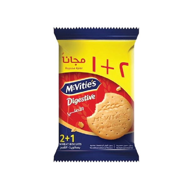 Show details for McVitie's Digestives Original Wheat Biscuits 3pk Picture of McVitie's Digestives Original Wheat Biscuits 3pk