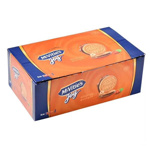 Show details for McVitie's Joy Hazelnut Fudge Biscuits (6 pieces) Picture of McVitie's Joy Hazelnut Fudge Biscuits (6 pieces)
