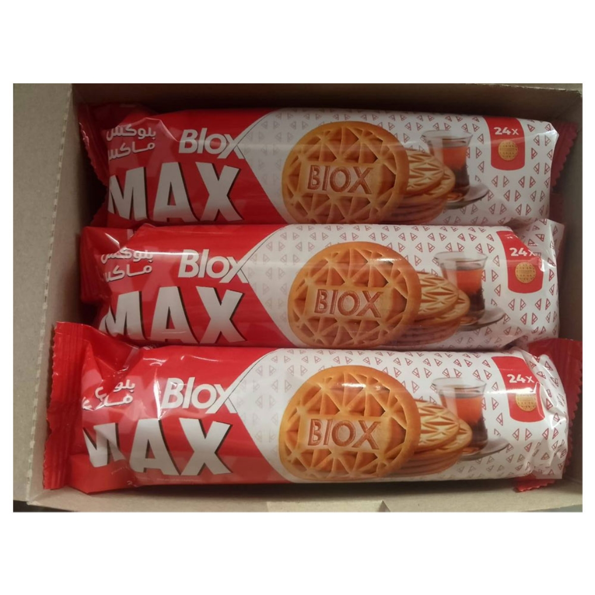 Picture of Blox Max Plain Tea Biscuits 24 pieces (6 pieces)