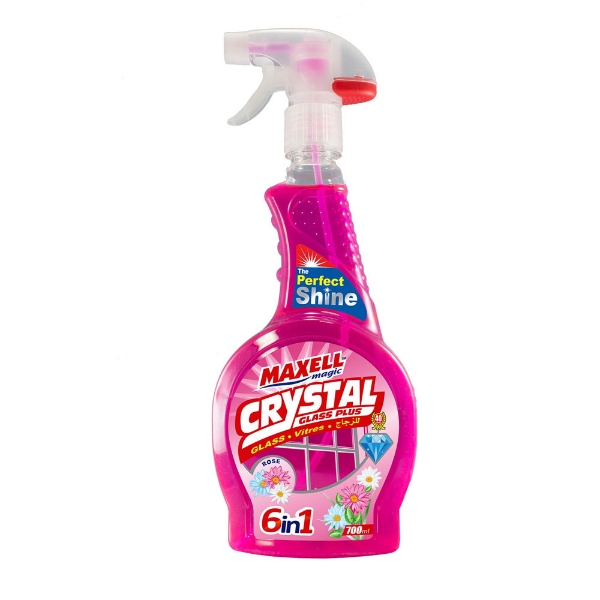 Show details for Maxil Crystal Glass Cleaner Rose 700 ml Picture of Maxil Crystal Glass Cleaner Rose 700 ml