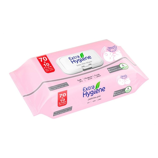 Show details for Higeen Extra Wet Wipes for Babies 80 Wipes Picture of Higeen Extra Wet Wipes for Babies 80 Wipes