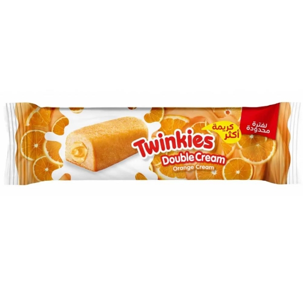 Show details for Twinkies Double Cream Cake with Orange Frosting 1pc Picture of Twinkies Double Cream Cake with Orange Frosting 1pc