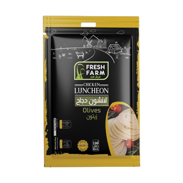 Show details for Fresh Farm Chicken Luncheon Meat with Olives (200g) Picture of Fresh Farm Chicken Luncheon Meat with Olives (200g)