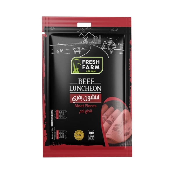 Show details for Fresh Farm Beef Luncheon Meat Slices (200g) Picture of Fresh Farm Beef Luncheon Meat Slices (200g)