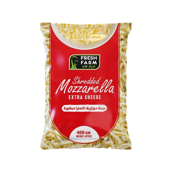 Show details for Fresh Farm Extra Grated Mozzarella Cheese 400g Picture of Fresh Farm Extra Grated Mozzarella Cheese 400g