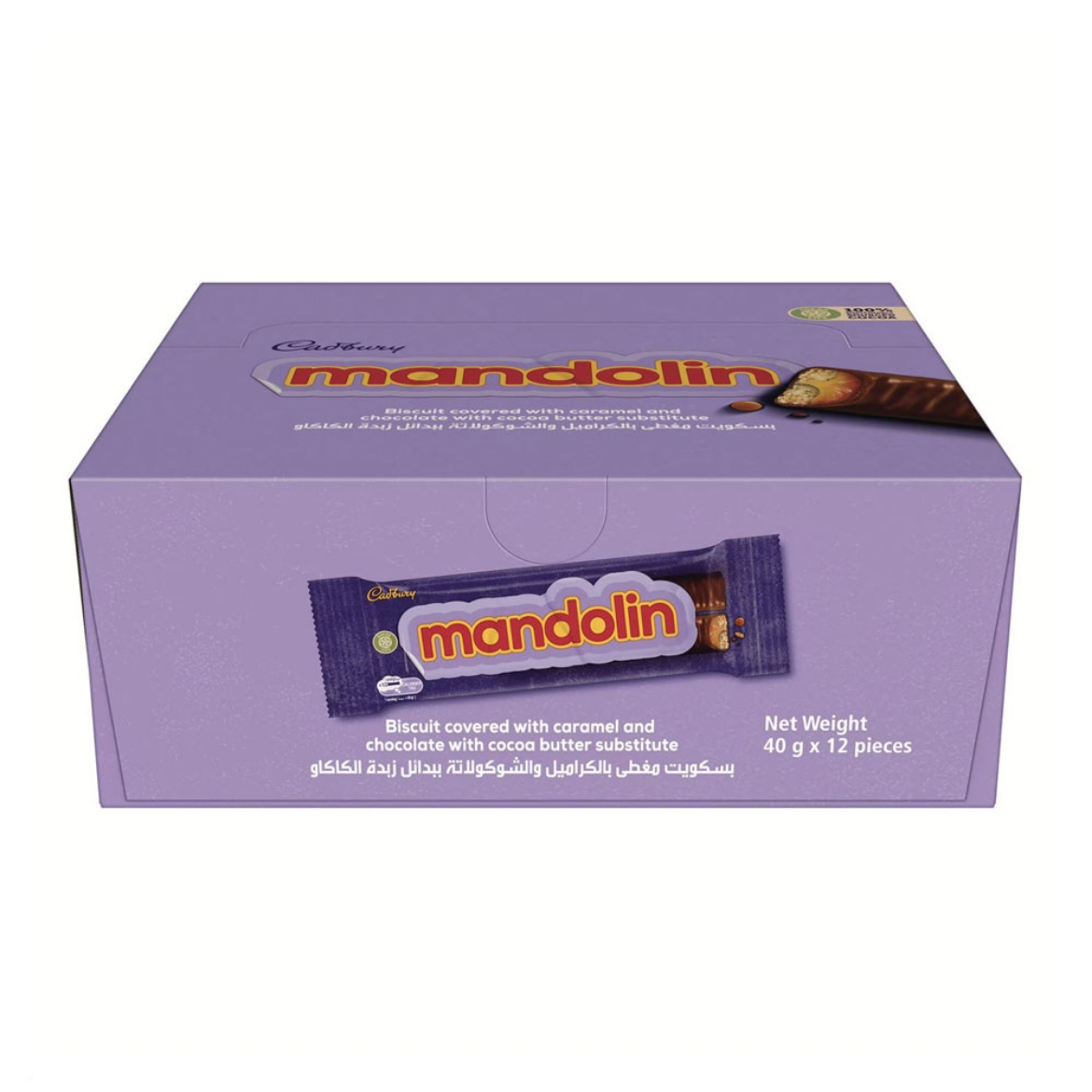 Picture of Mandolin Chocolate Biscuit 34g (12x)