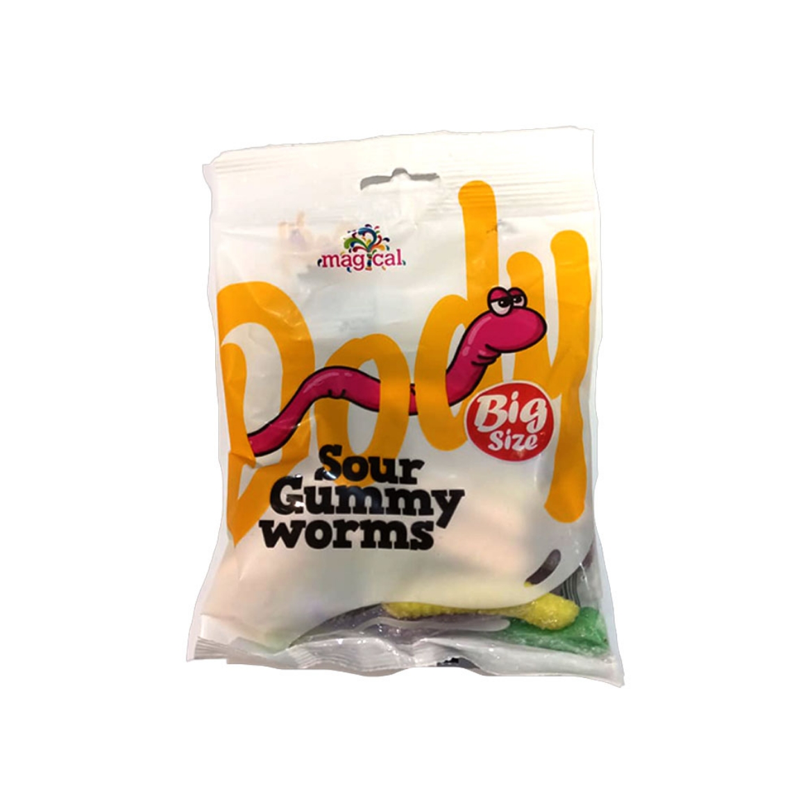 صورة ماجيكال جيلى شكل دودة ساور 80جم