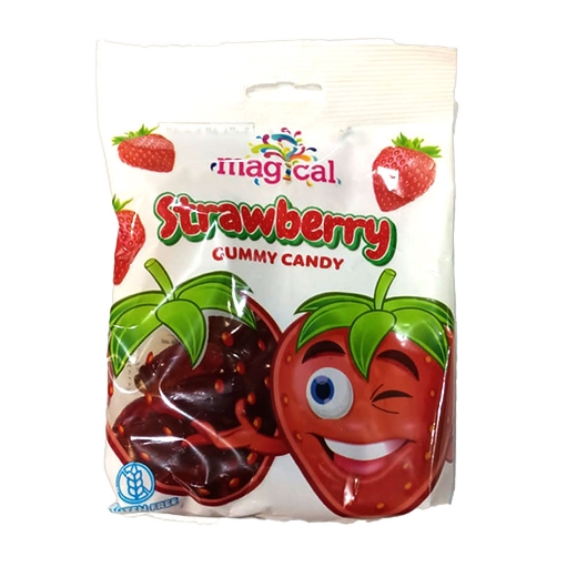 Picture of Magical jelly strawberry shape 80g