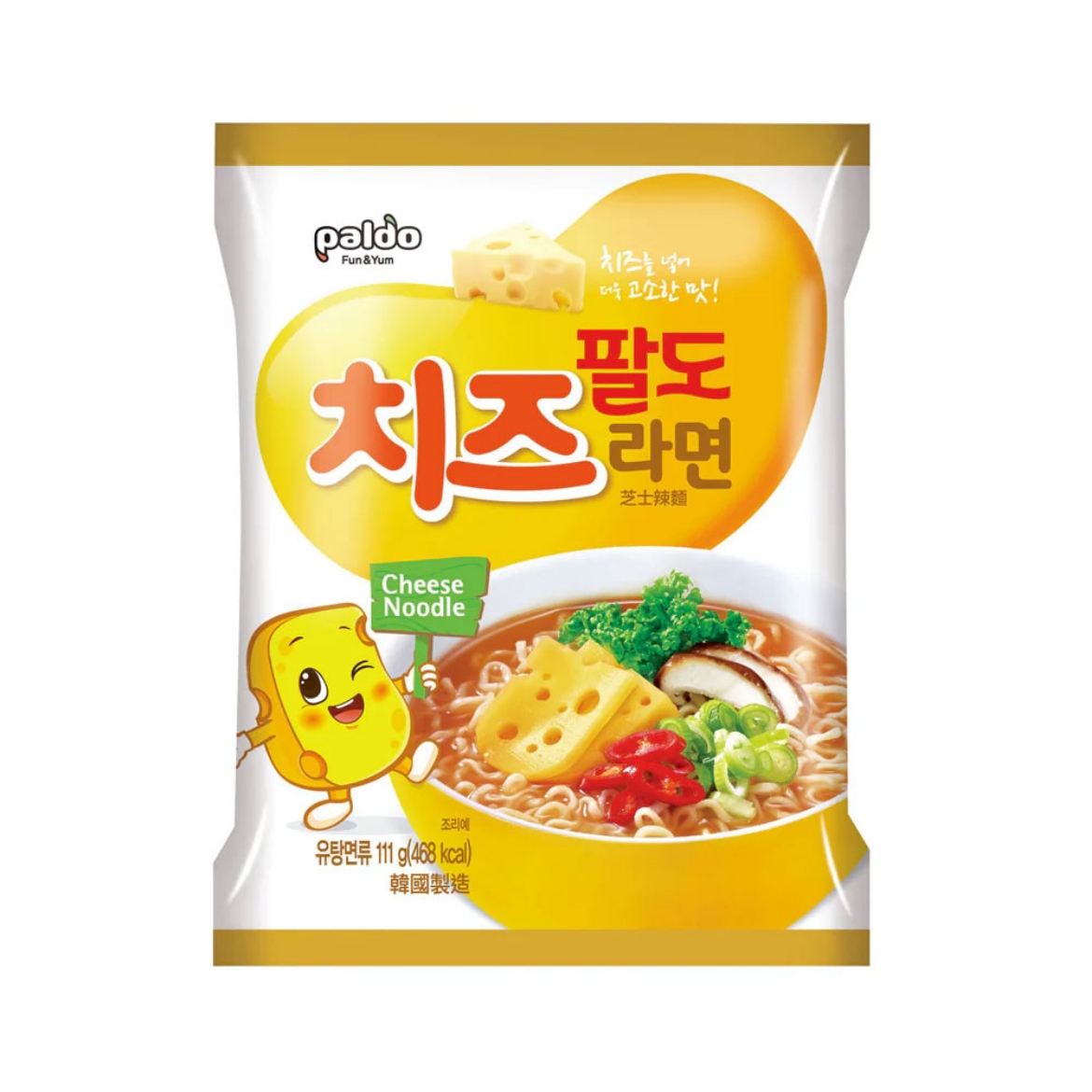 صورة بالدو نودلز كورى راميون بالجبنة 111جرام